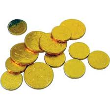 Gold Chocolate Coins (250g, 500g or 1kg pack) - Favour Fairy