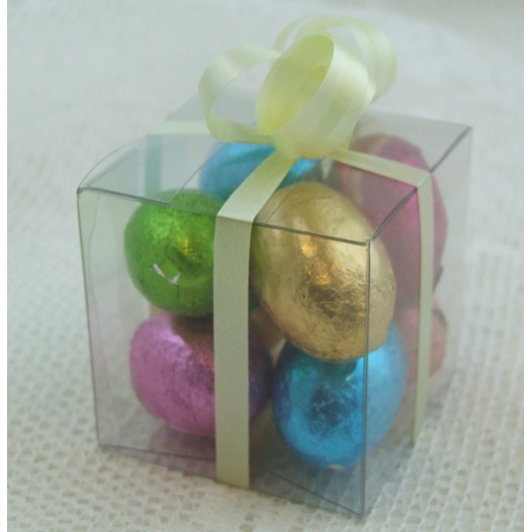 Ready Made Mini Egg Sweetie Box With Ribbon - Favour Fairy